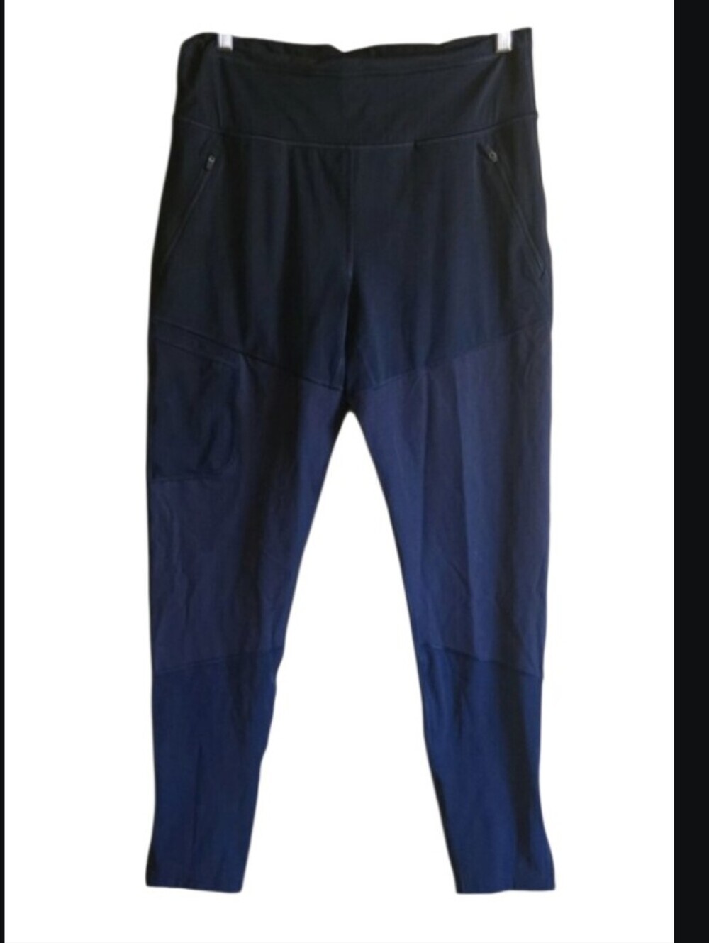 Kari Traa Dark Navy Blue Zipper Ankle Leggings